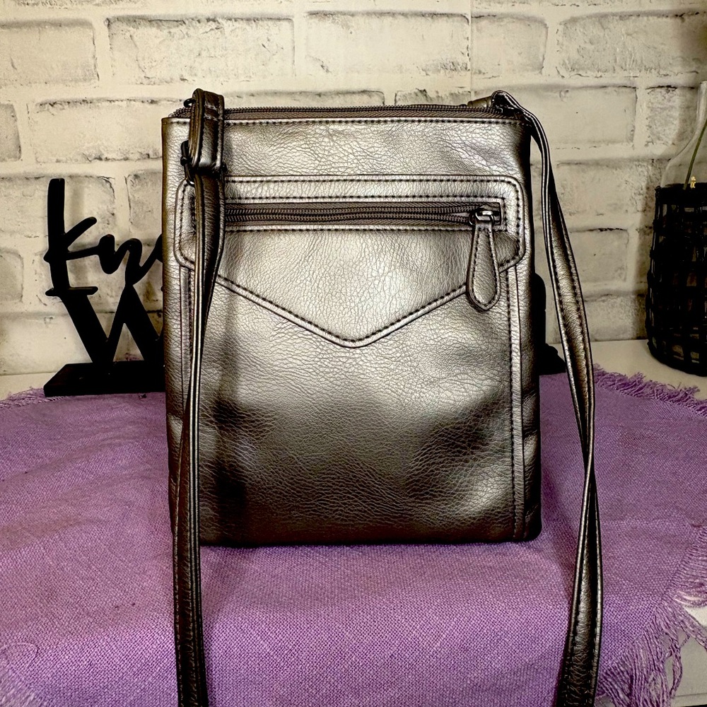 Metallic Crossbody Bag